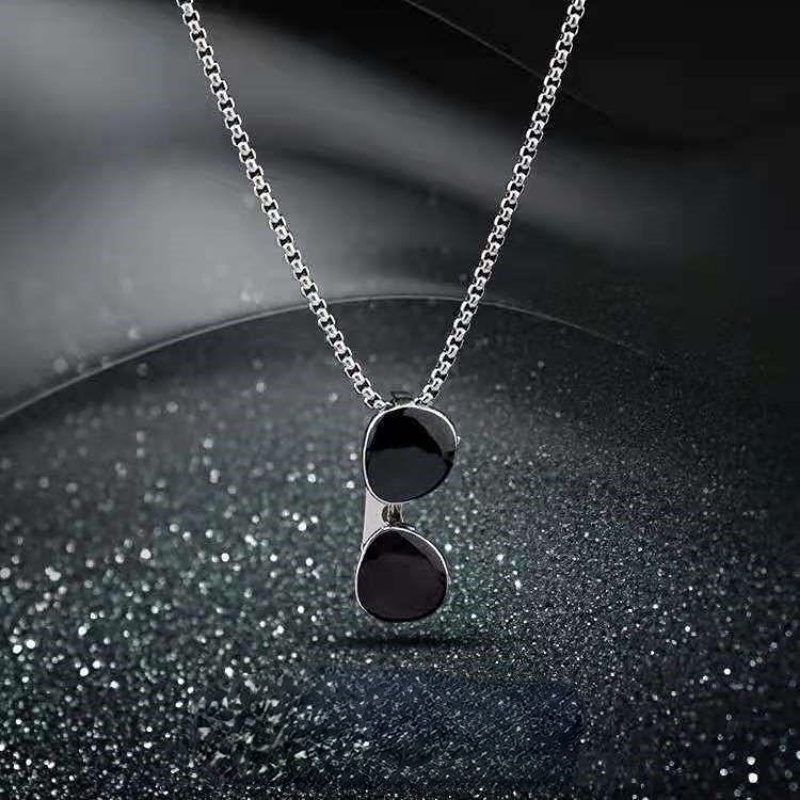 Vòng cổ Mặt Kính Mát Không Phai Phong Cách Punk Cá Tính