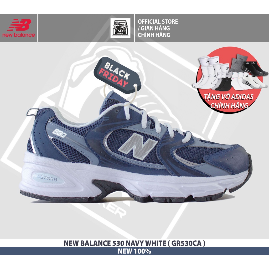 😘  Giày New Balance 530 NAVY WHITE  - AUTHENTIC 100%