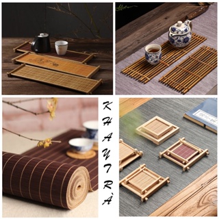 (TRE TỰ NHIÊN-DÀY CHẮC) Chiếu trà, tre đan_phông nền, phụ kiện trang trí chụp ảnh sản phẩm mộc mạc
