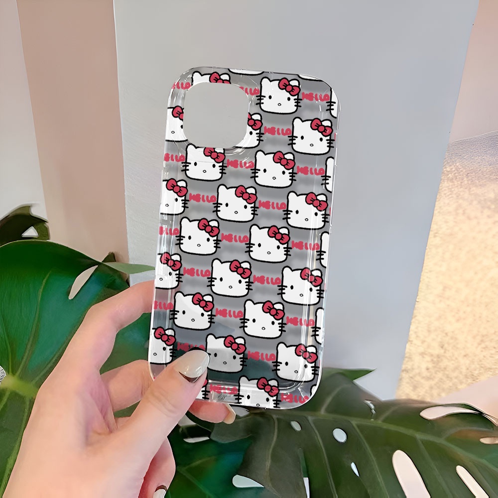 Ốp Điện Thoại Tpu Trong Suốt In Hình hello kitty Đáng Yêu Cho iphone 14promax 11 13 12 7Plus X XS Max