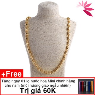 Dây chuyền nam mạ vàng Slight - MK136