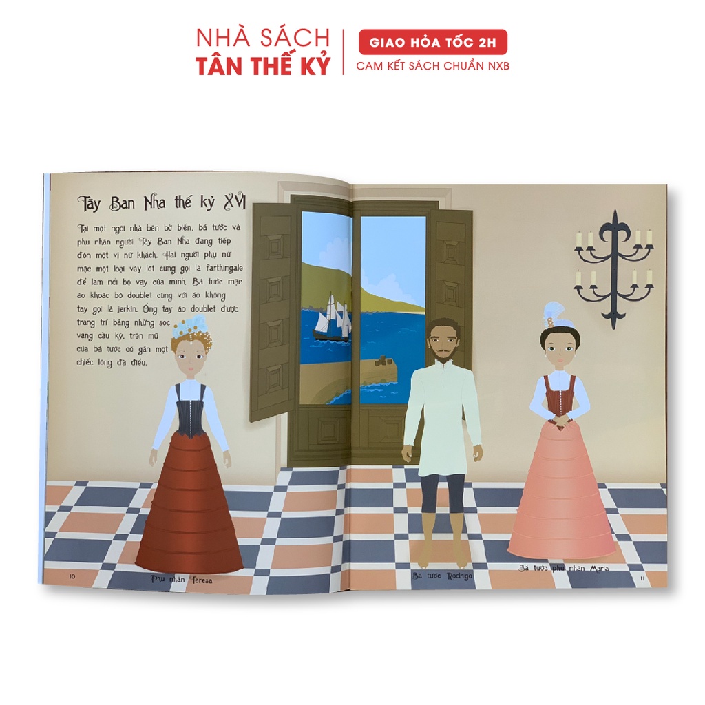 Sách - Sticker Dolly Dressing : dán hình sáng tạo trang phục búp bê (lẻ tùy chọn)