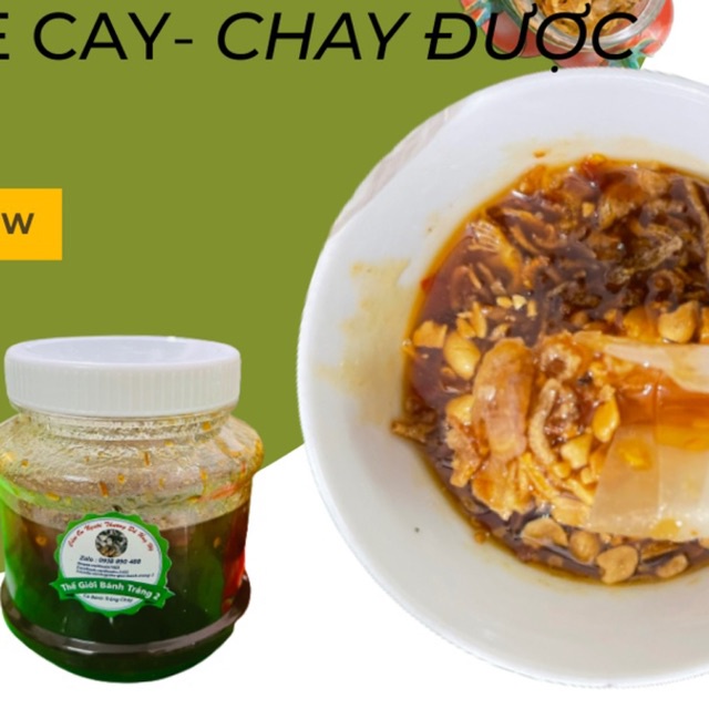 chay được Hủ 200g sốt me cay chấm bánh tráng- ăn chay được