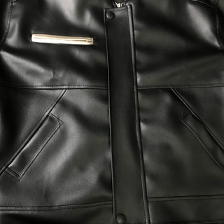 BOMBER CROPPED LEATHER JACKET BCJ01