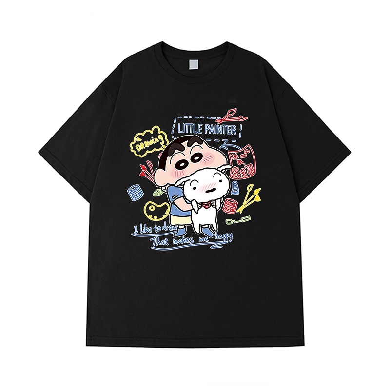 Dễ Thương Áo hoodie Tay Dài In Hình Cậu Bé Bút Chì shin Phong Cách harajuku Thời Trang unisex