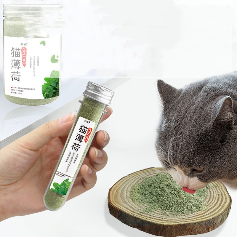 Cỏ catnip cỏ bạc hà dạng ống cho mèo pet 50ml/260ml LI0150