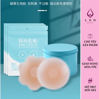 Miếng dán ngực silicon tàng hình hộp xanh 5 đôi 1401