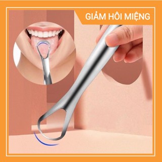 Dụng cụ cạo lưỡi inox, vệ sinh lưỡi loại bỏ mùi hôi