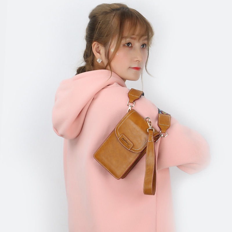 IELGY Túi Đựng Điện Thoại Đeo Chéo Sức Chứa Lớn Phong Cách Hàn Quốc Cho Nữ