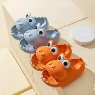 Dép cá sấu mắt to siêu cute phong cách ulzzang, dép khủng long cá sấu, dép quai ngang cho bé, ms6628