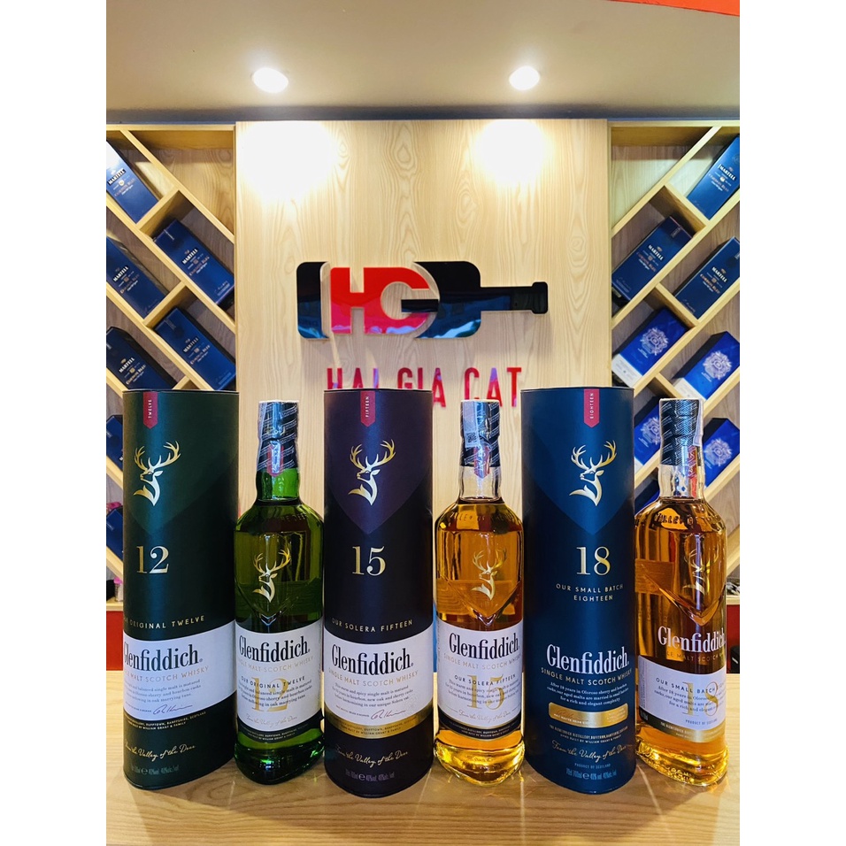 Glenfiddich 12 năm / 15 năm / 18 năm Giá Tốt