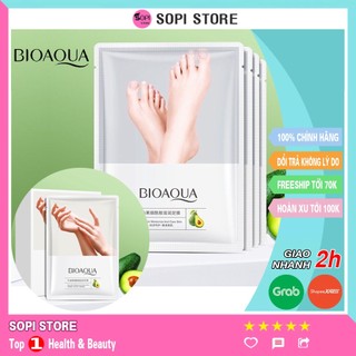 Mặt nạ chân, mặt nạ tay BIOAQUA 35g dưỡng ẩm làm trắng tẩy da chết giúp đôi bàn tay, bàn chân đẹp mịn màng