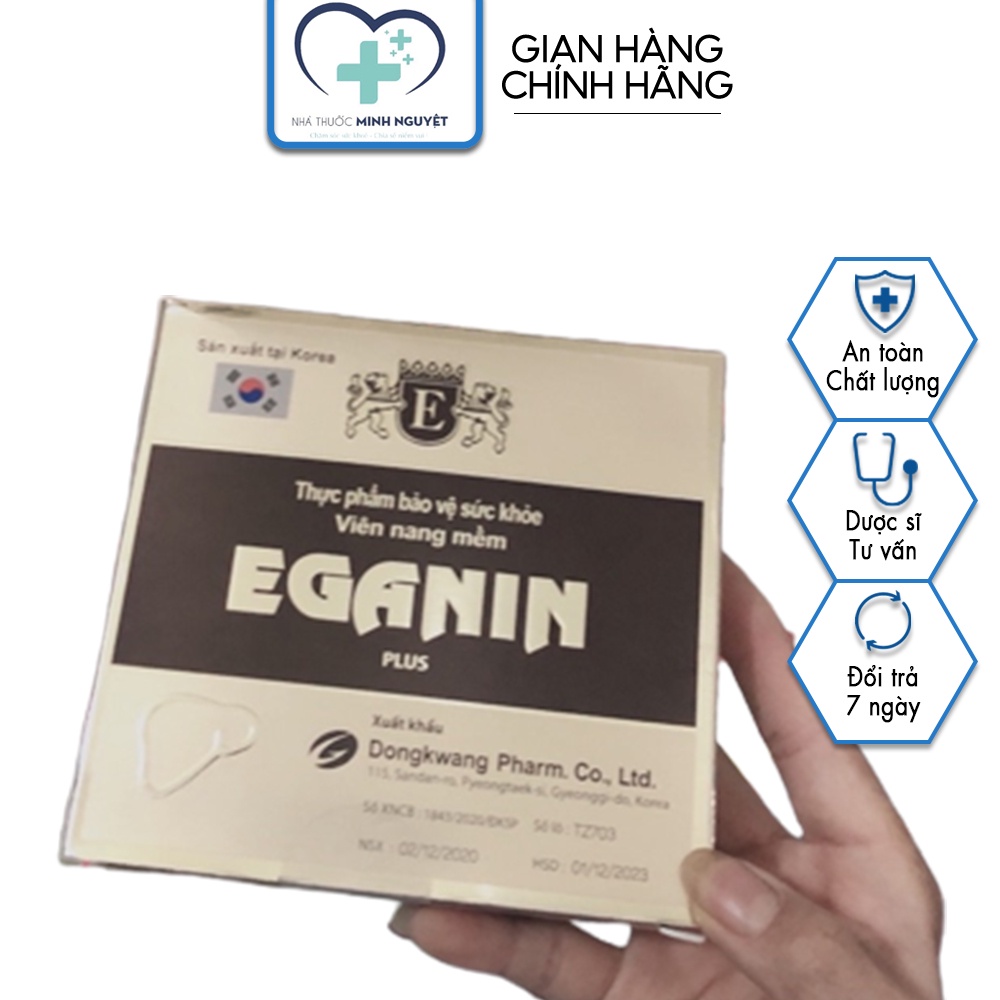 Viên uống bổ gan Eganin 60 viên giúp bổ gan, bảo vệ gan, tăng cường chức năng gan - CN23