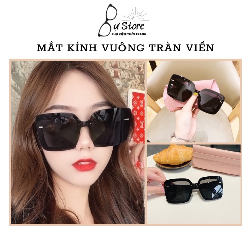 Kính râm nữ 225 kính thời trang dang vuông- Bự Store