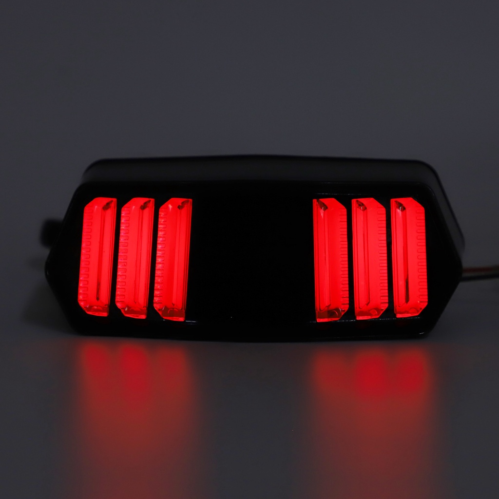 Motorlife Đèn hậu xe máy LED báo phanh lần lượt 42W cho CB650F CB650R CBR650F CTX700N DCT ABS Grom 125