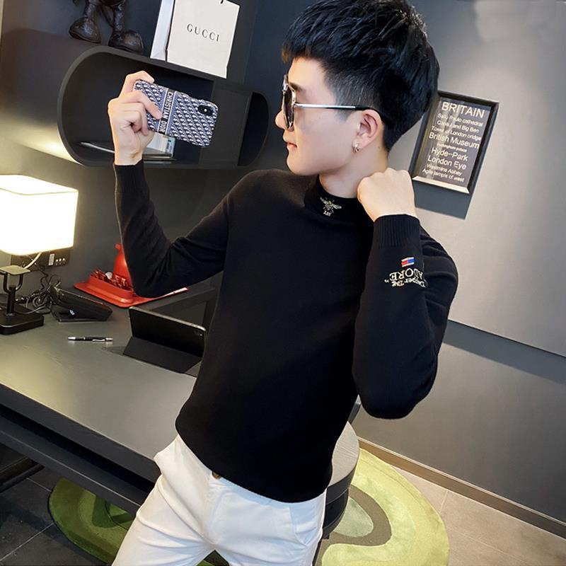 Áo Len Nam Dài Tay Cổ Tròn Thời Trang Hàn