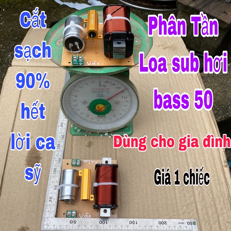 phân tần loa sub hơi bass 50 coil 100