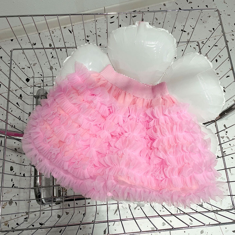 Chân Váy Xòe tutu Phong Cách Công Chúa Mùa Hè Kiểu Mới Cho Bé Gái