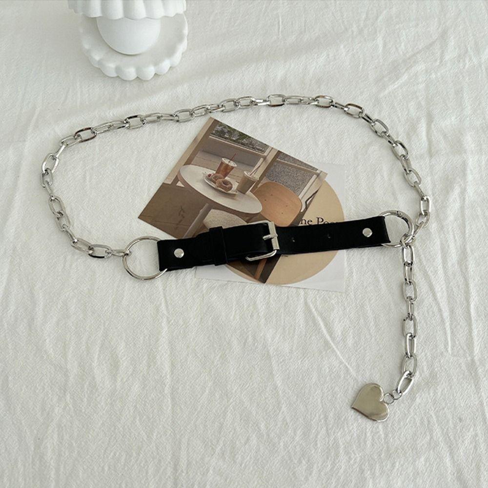 WMES15H Thắt Lưng Da PU Khóa Kim Loại Phong Cách Vintage Thời Trang Cho Nữ