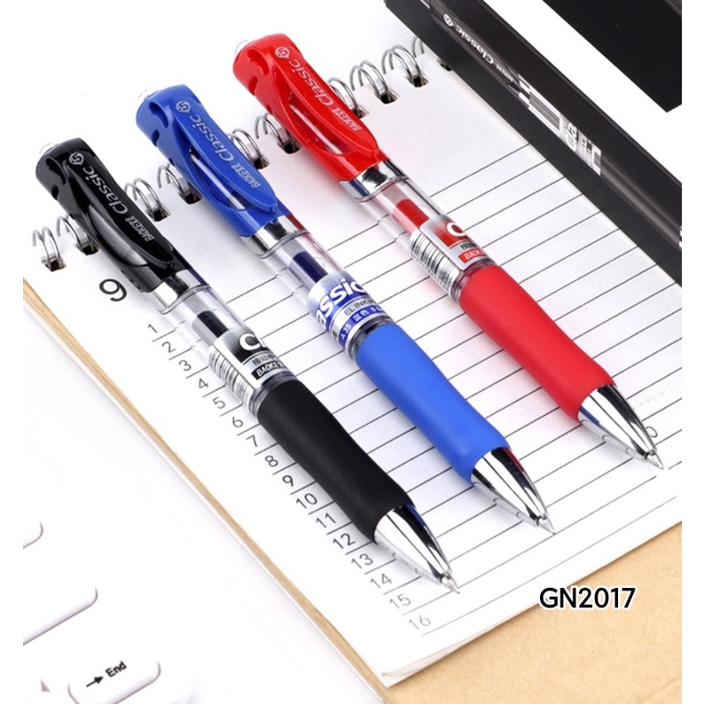 Bút bi nhấn classic A35 0.5mm BAOKE 1 hộp 12 cây