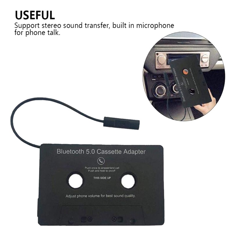 Băng cassette Chuyển Đổi Âm Thanh bluetooth 5.0 Cho aux stereo music cassette