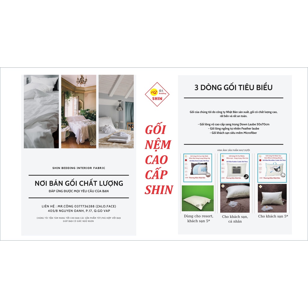 Cặp vỏ gối cotton tự nhiên cao cấp 50x70cm màu xanh da trời