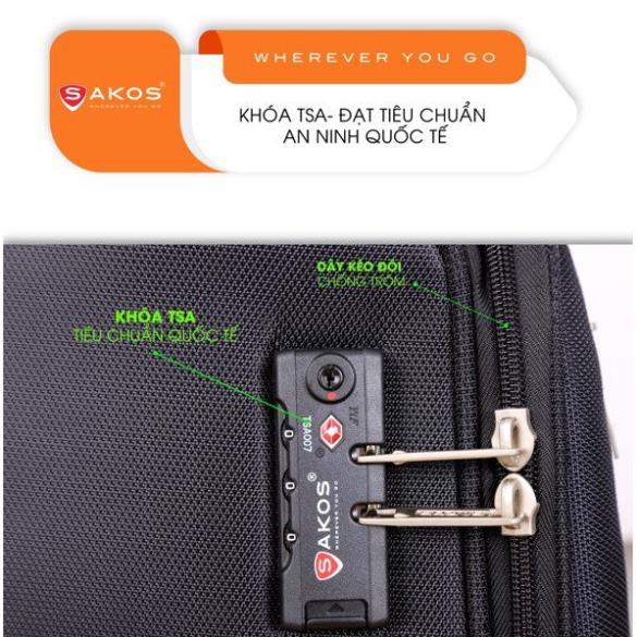 Vali vải du lịch SAKOS ELITE 6