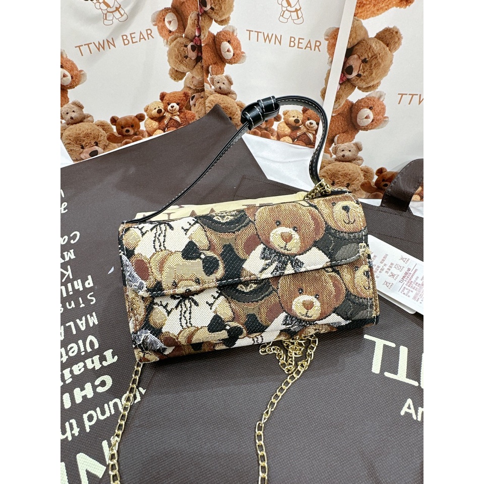 [HÀNG MỚI VỀ ] VÍ CẦM TAY-ĐEO CHÉO PHÙ HỢP ĐI TIỆC ĐI CHƠI THỜI TRANG - CHÍNH HÃNG TTWN BEAR - PICK TẠI STORE