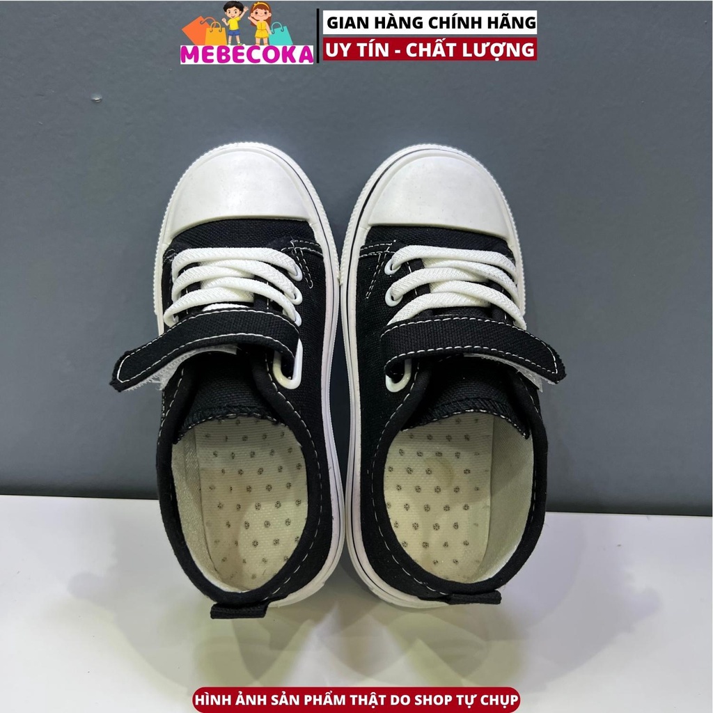 Giày thể thao quai khóa dán phong cách Hàn Quốc xinh xắn cho bé gái loại đẹp MBCK