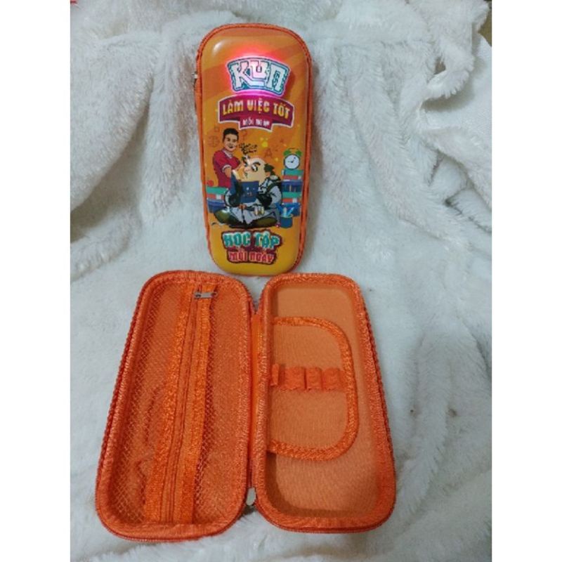 HỘP BÚT KUN 3D PHÁT SÁNG NHIỀU NGĂN CHO BÉ