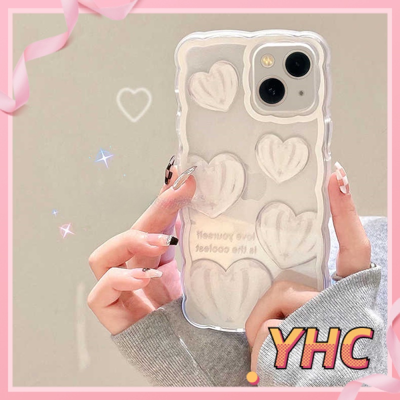 Ốp Điện Thoại Tpu Trong Suốt Hình Trái Tim iPhone 6-6splus 7 7plus 8 8plus XS XR XS Max 11 12 13 Pro Max Plus Promax / - 1018
