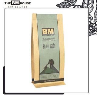 Cà phê bột pha phin nguyên chất, cafe robusta washed - bm cội nguồn | bm group