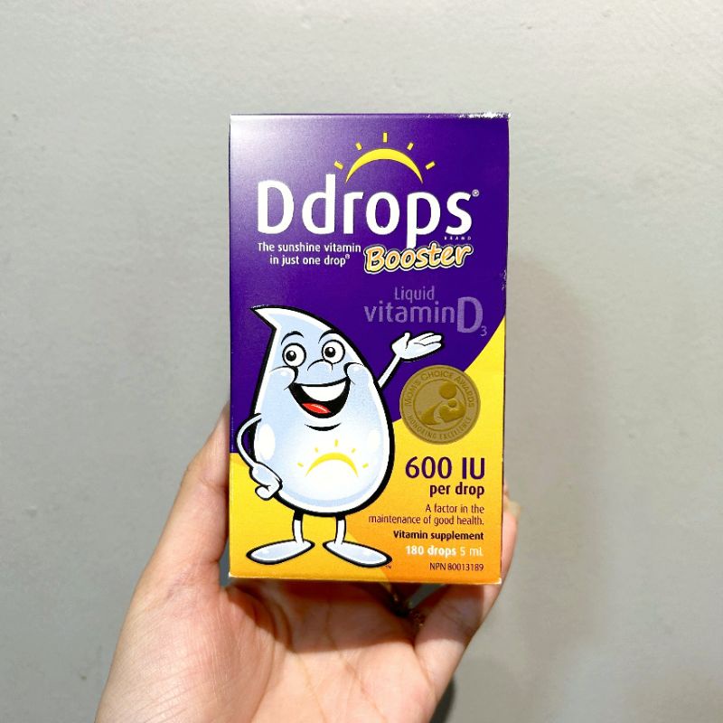 Vitamin D3 cho bé 0m+ Baby Ddrops 90 giọt
