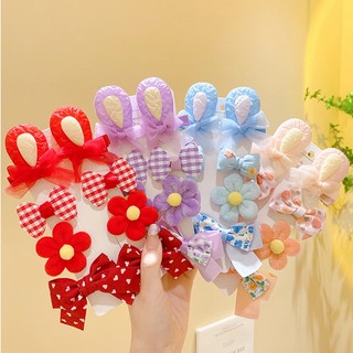 Set 8 Kẹp Tóc Dễ Thương Cho Bé Gái