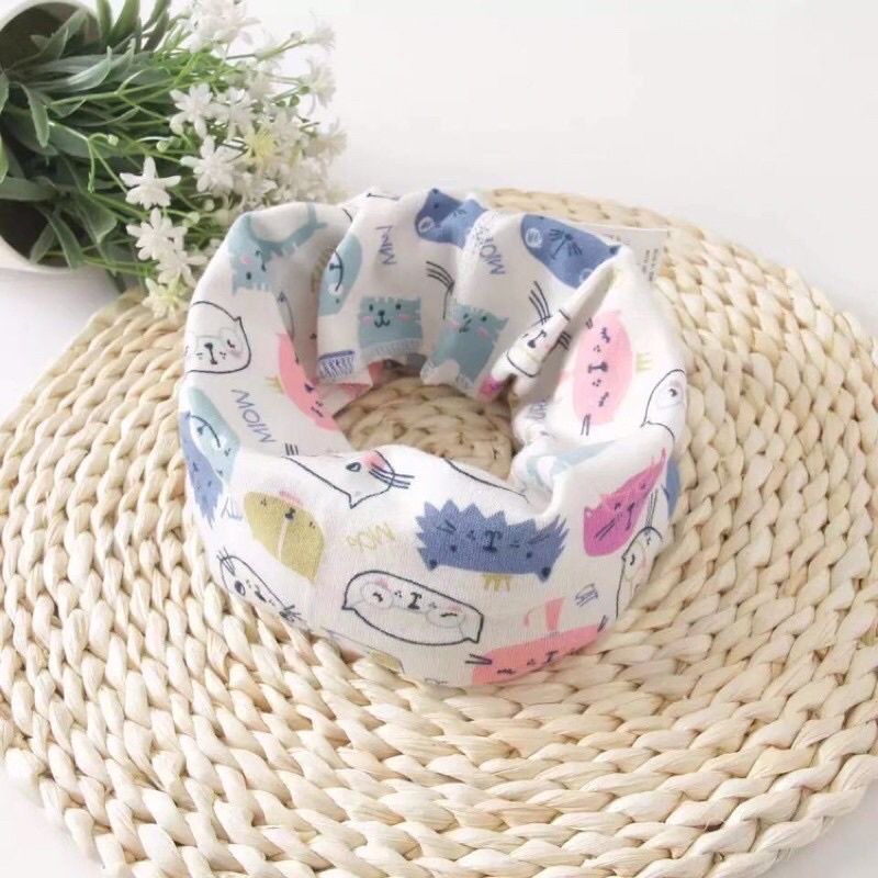 Bonstore CHỌN MẪU Khăn ống cotton  đa năng bảo vệ cổ họng phòng ho cho bé khăn quàng cổ cho bé