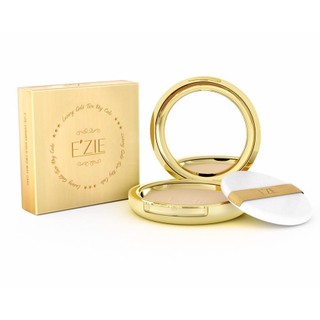 Phấn phủ ezie luxury gold two way cake / phấn lụa tinh chất vàng siêu mịn spf 28 23g