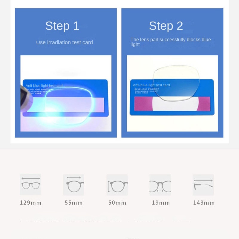 Mắt Kính Gọng Vuông Lớn Bằng Kim Loại Chống Ánh Sáng Xanh Chống Bức Xạ Thời Trang Cho Nữ