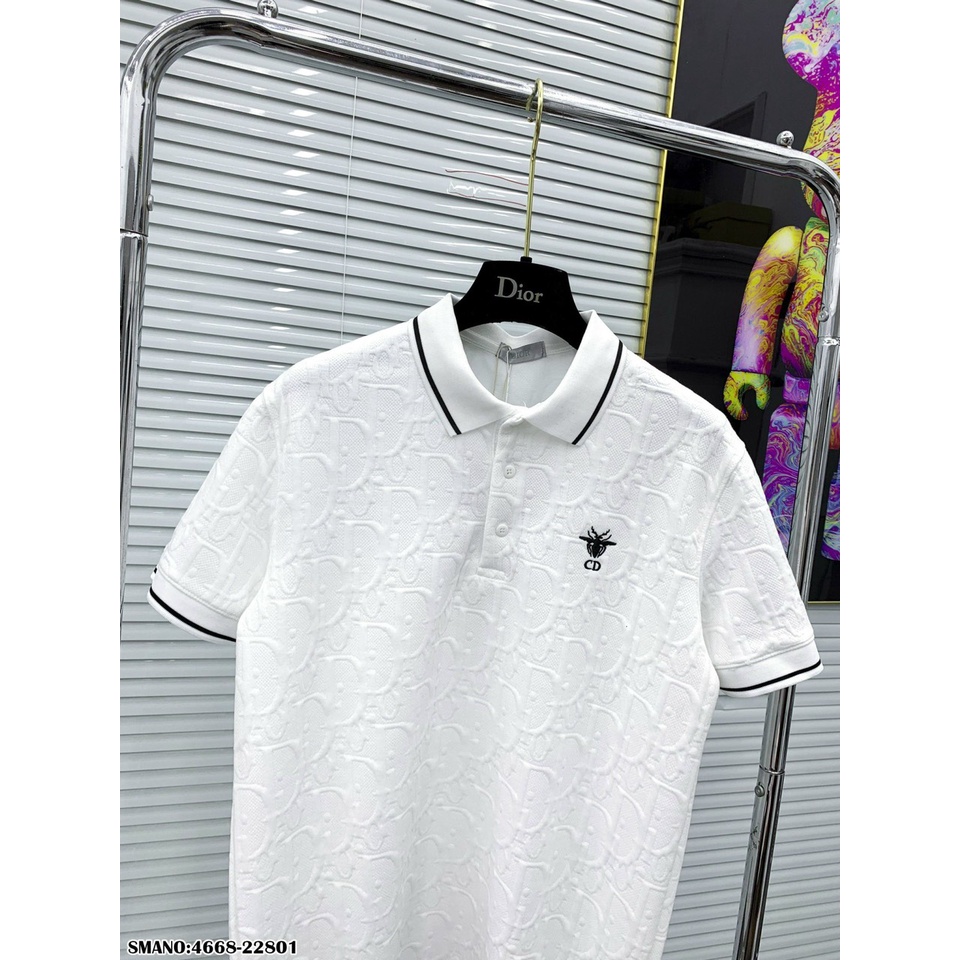 Áo Polo Nam Vân Nổi DIO Chất Mát Mịn - Áo Phông Cổ Bẻ Nam DIO Cao Cấp