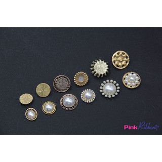 *Charm đế mạ xi vàng phụ kiện thời trang, gắn lên phụ kiện tóc, làm phụ kiện nơ bờm kẹp tóc, DIY, handmade