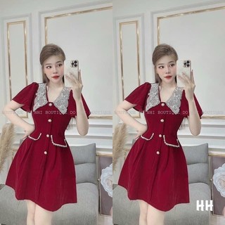 Đầm tk ren nhung bigsize
