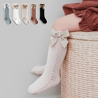 Tất vớ đùi cho bé gá hãng NEMO BABY siêu dễ ươ gắn nơ thiết kế viền thoáng khí phong cách Hàn Quốc mới nhất TL07