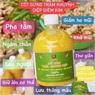 Cốt Gừng Tràm Khuynh Diệp Tắm Bé Ngâm Chân 500ml [Sỉ rẻ nhất]