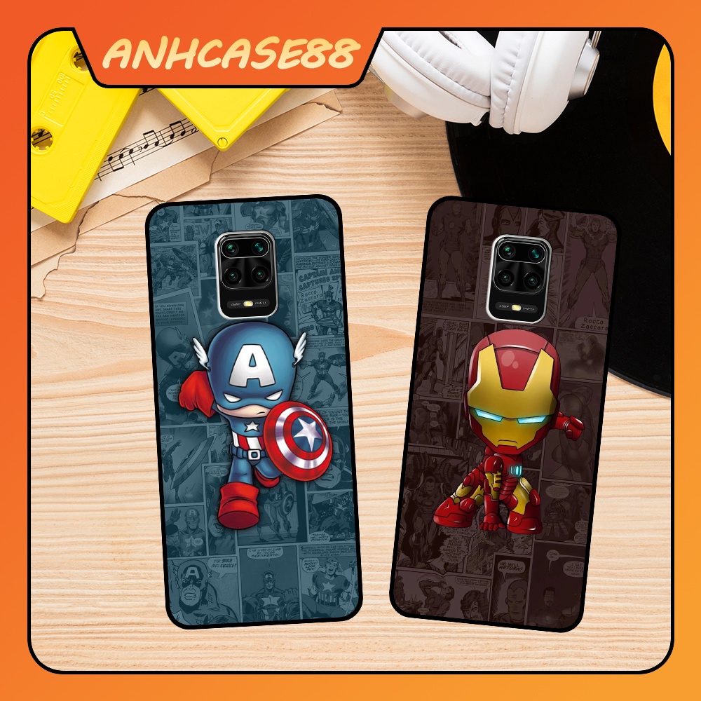 Ốp Lưng Điện Thoại Xiaomi Redmi Note 9 - Redmi Note 9S - Redmi Note 9 Pro In Hình Marvel, Luffy Cute-Trend-CASE88.(3)