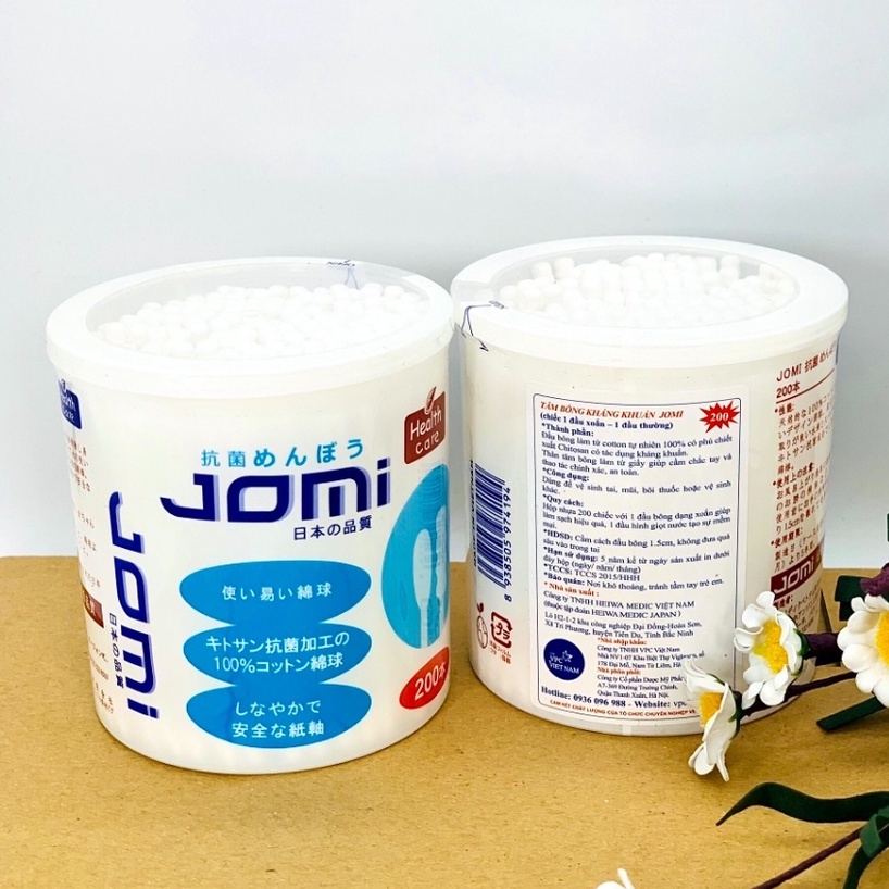 Tăm bông Jomi đủ size người lớn trẻ em sơ sinh chính hãng Nhật Bản NPP Jomi official