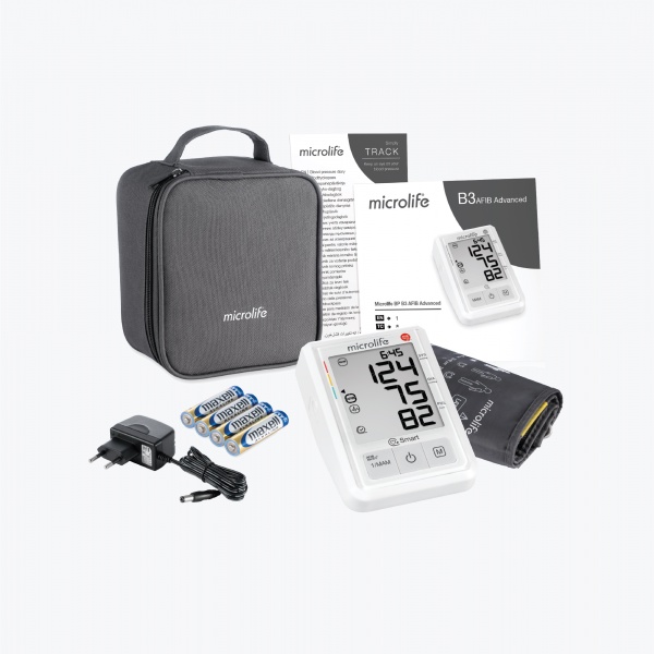Máy Đo Huyết Áp MICROLIFE B3 AFIB Advanced Công Nghệ AFIBsens Cảnh Báo Rung Nhĩ Chính Hãng