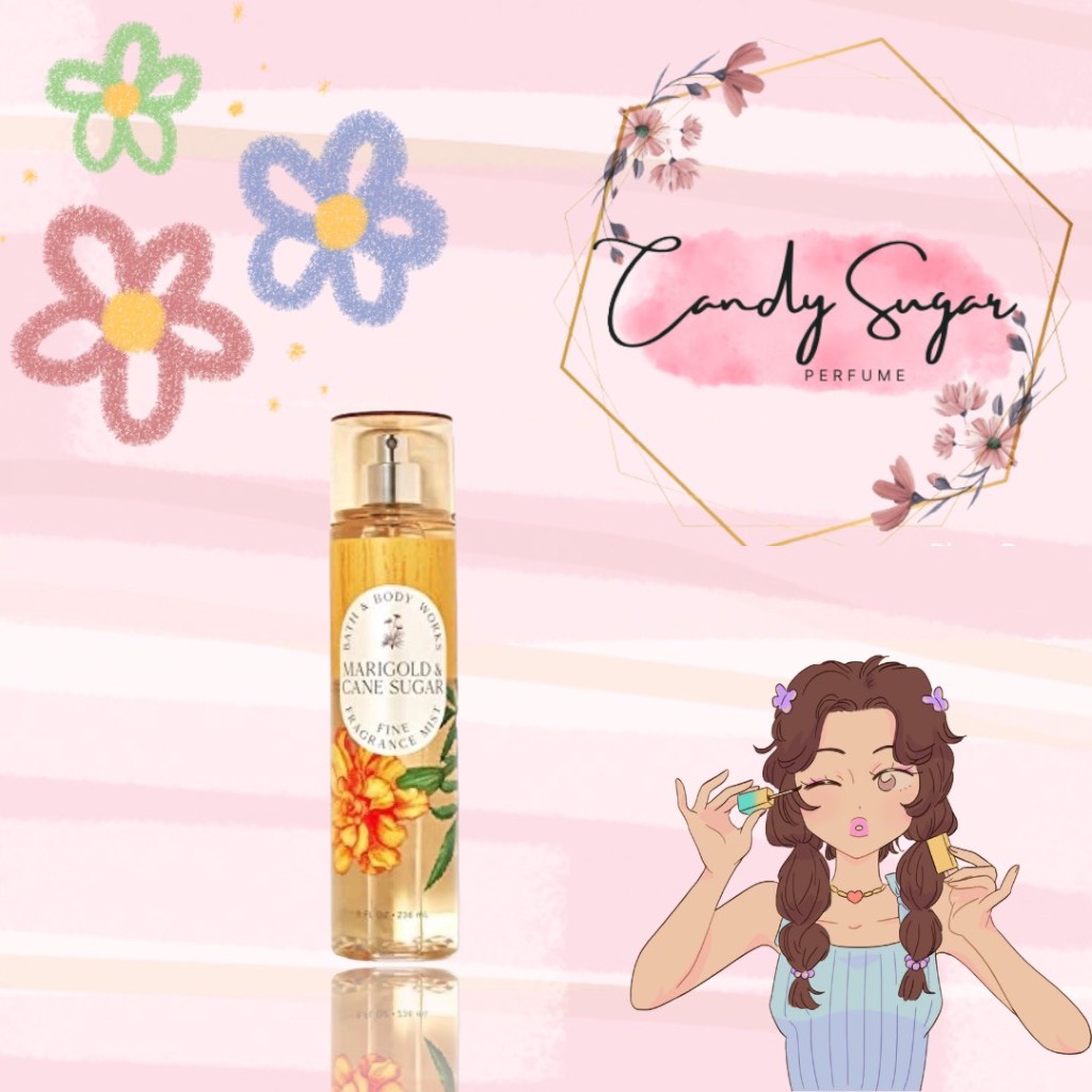 Xịt thơm toàn thân Bath & Body Works Marigold & Cane Sugar