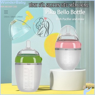 Bình sữa silicon siêu mềm 180ml