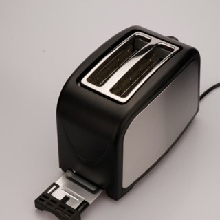 Máy nướng bánh mỳ sandwich Lumabella 800W màu đen có chế độ rã đông, công suất cao nướng siêu nhanh