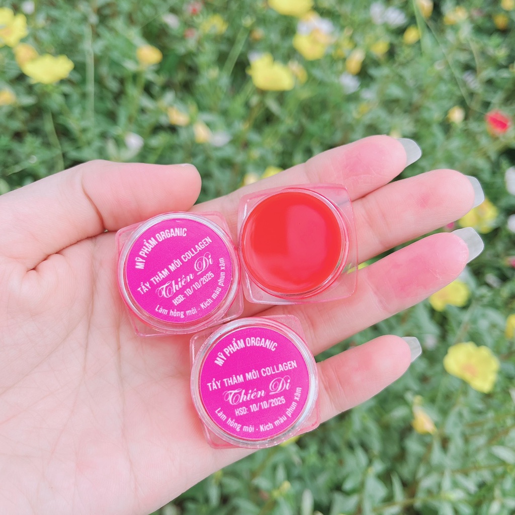 Dưỡng môi collagen Thiên Di khử thâm môi dưỡng hồng môi giúp môi mềm mịn an toàn 100%
