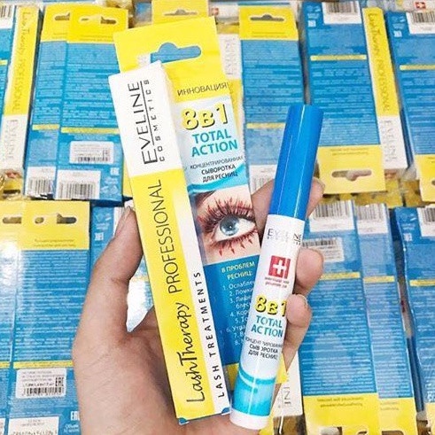 Dưỡng mi Eveline dưỡng mi dài giảm gãy rụng mọc dài dày cong tự nhiên [Tặng máy massage mặt]